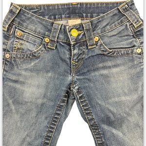Y2K True religion straight jeans.